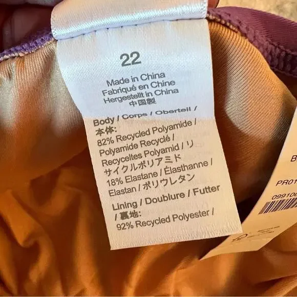 J. Crew Swimsuit Bow Lavender Purple Asymmetrical One Piece Shoulder VIOLA NWT - Picture 8 of 15